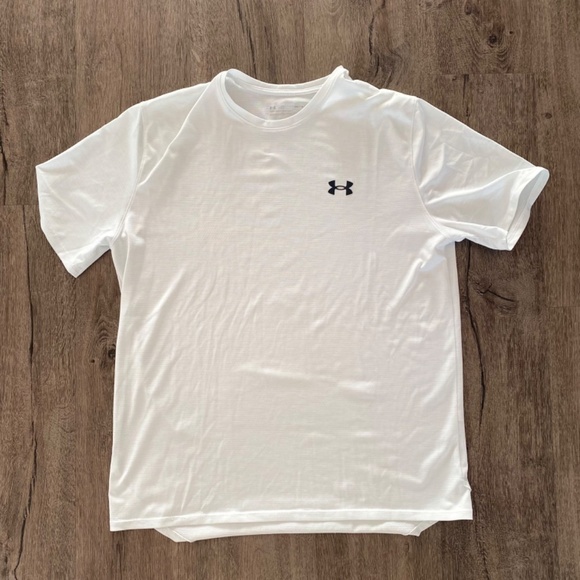 Under Armour Short Sleeve T-Shirt, White, Medium - Picture 5 of 5